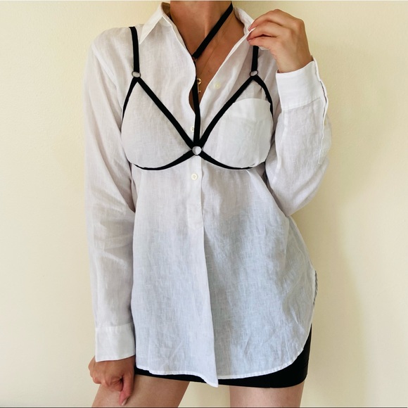 New Lace Harness Cage Bra Harness Sexy Body bondage Top - Picture 1 of 5